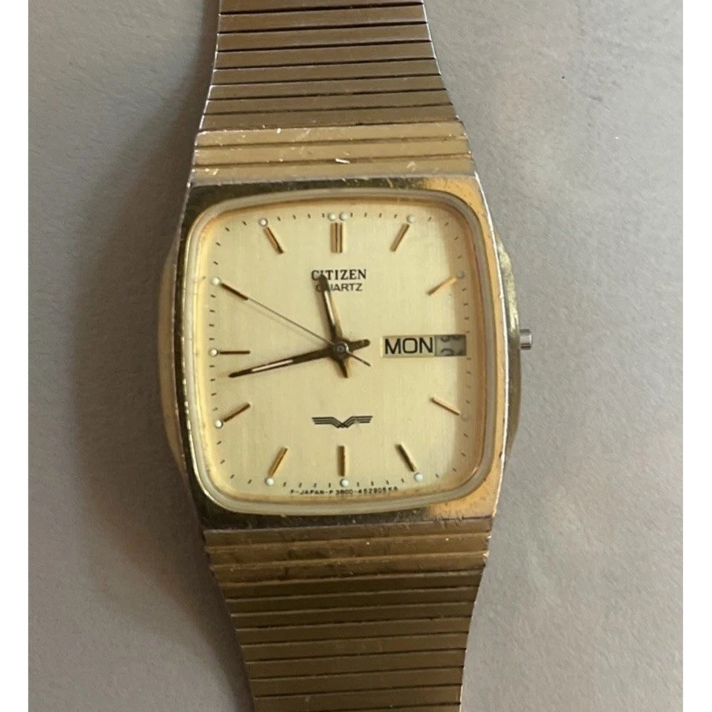 Vintage Citizen Men's Champagne Dial Gold Tone Watch *Parts Only* - Picture 1 of 6